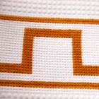 Et stykke italiensk bomuld håndtrykt kunsthåndklæde - mærker Viadurini