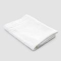 Italiensk håndlavet luksus hvid kraftigt linned badehåndklæde - Jojoba