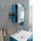 Moderne gulvbelægningsstativ i hvid eller krommetal - Kottac Viadurini