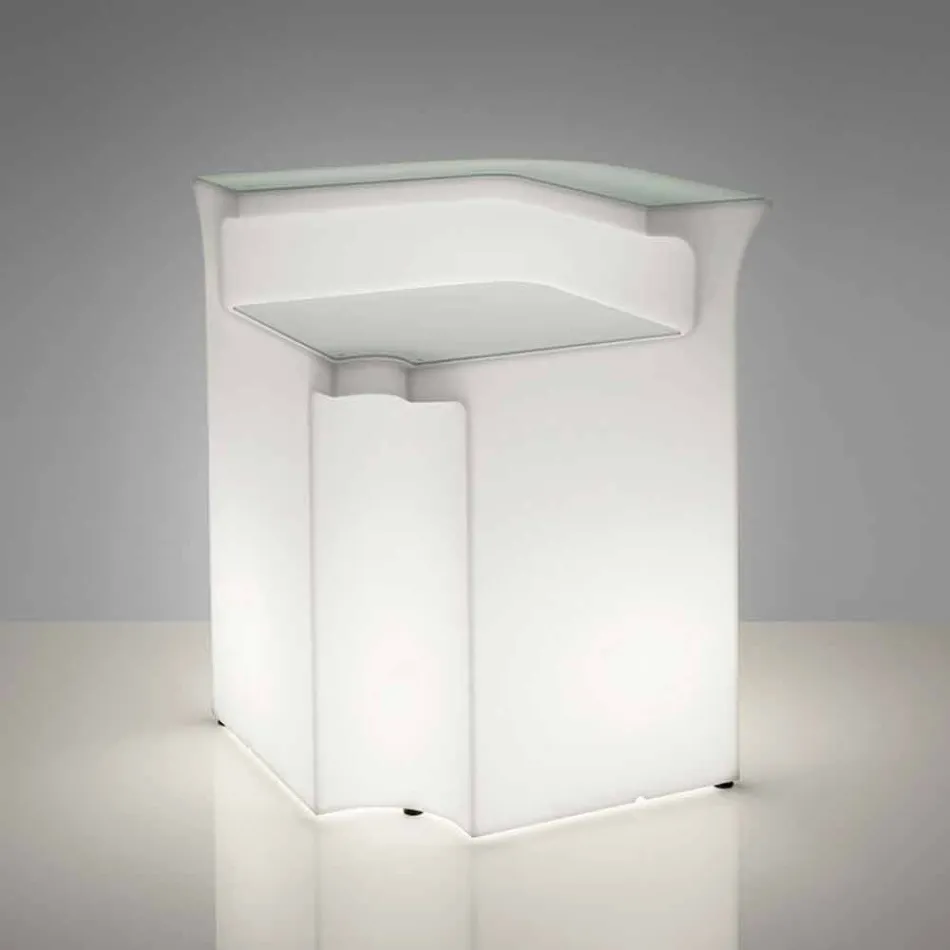 Corner bar counter Slide Break Corner moderne lyst lavet i Italien Viadurini