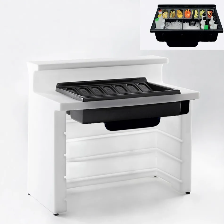 Moderne design haven lys bar tæller Slide Break Line Viadurini