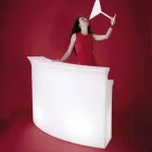 Bright bar counter Moderne stil Slide Break Bar lavet i Italien Viadurini