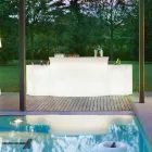 Bright bar counter Moderne stil Slide Break Bar lavet i Italien Viadurini