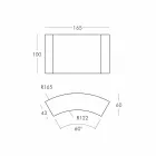 Modular bar counter Slide Snack Hvid lyst bar lavet i Italien Viadurini