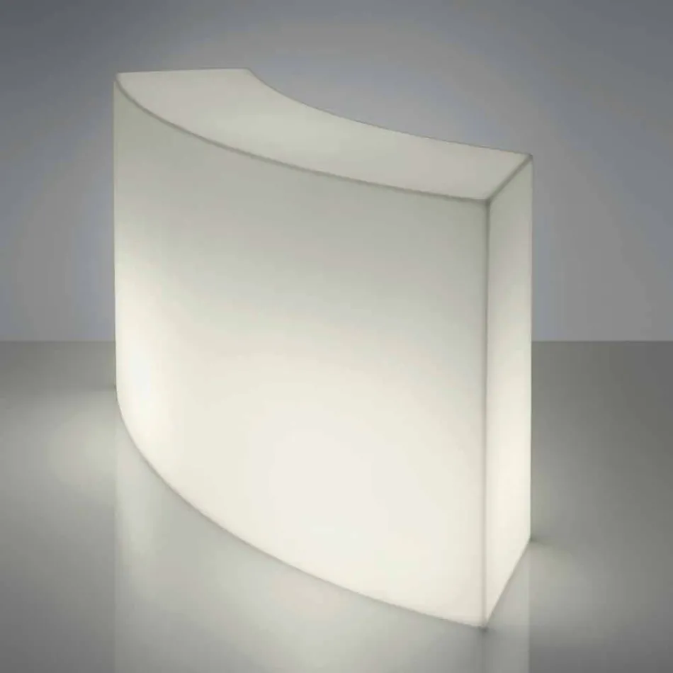 Modular bar counter Slide Snack Hvid lyst bar lavet i Italien Viadurini