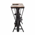 Konsolstang til moderne design i motorcykel i mangotræ og stål - sjalot Viadurini