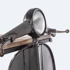 Stangkonsol i mangotræ og Vespa i stål af moderne design - sjalot Viadurini