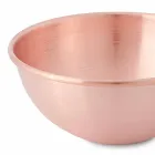 Håndtinnet kobber Bastardella med træhåndtag 36 cm - Giampiero Viadurini