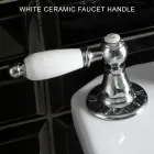 3 hullers bidetmixer med intern messinglevering lavet i Italien - Noriana Viadurini