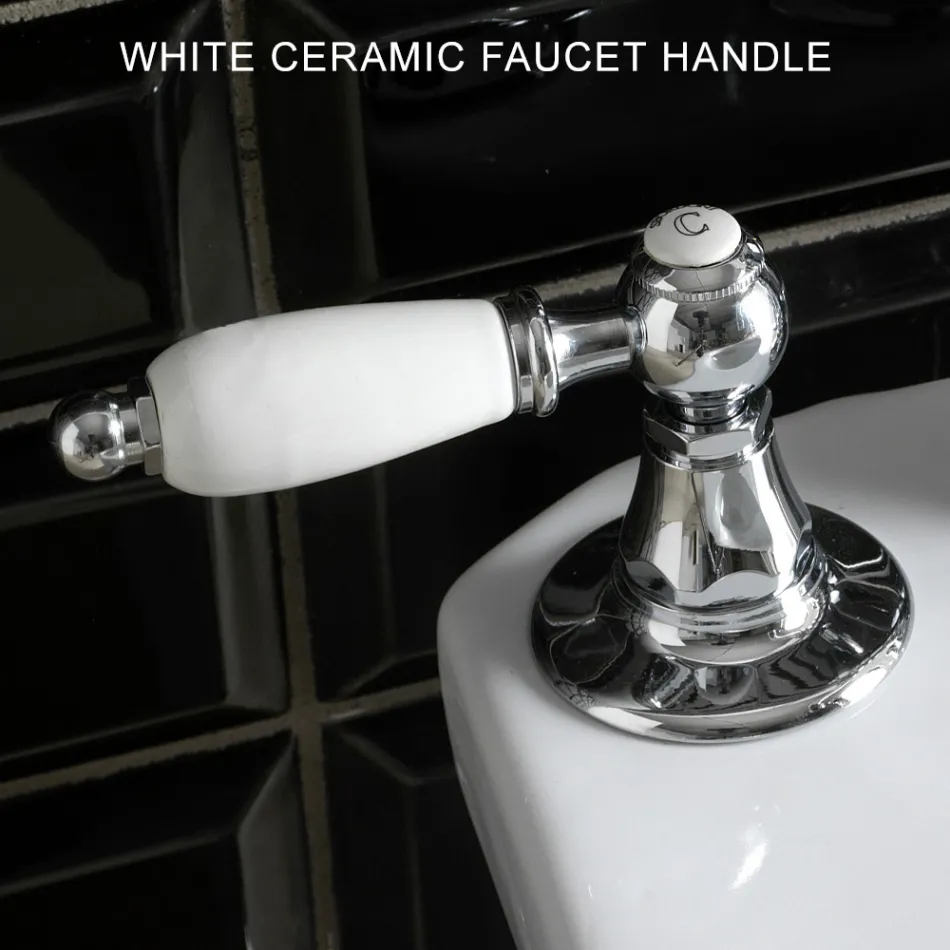 3 hullers bidetmixer med intern messinglevering lavet i Italien - Noriana Viadurini