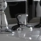 3 hullers bidetmixer med intern messinglevering lavet i Italien - Noriana Viadurini