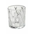 Vandglas i gennemsigtigt glas og vintage dekoration 12 dele - Manatta Viadurini