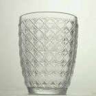 6 stykker, der serverer briller i gennemsigtigt glas til vand - optisk Viadurini