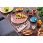 Moderne farvede glas vandbriller 6 stykker design - Sarabi Viadurini