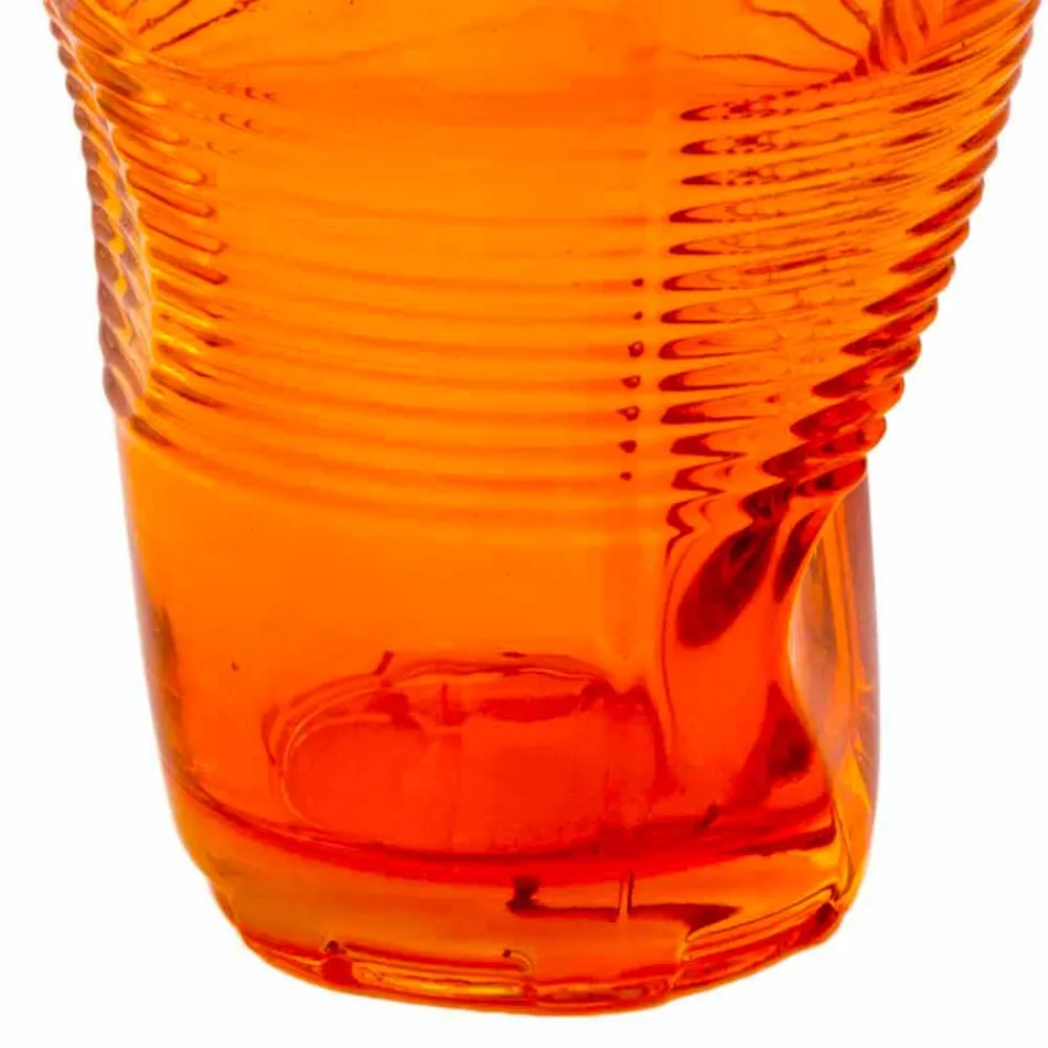 Moderne farvede glas vandbriller 6 stykker design - Sarabi Viadurini