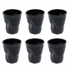 Moderne farvede glas vandbriller 6 stykker design - Sarabi Viadurini