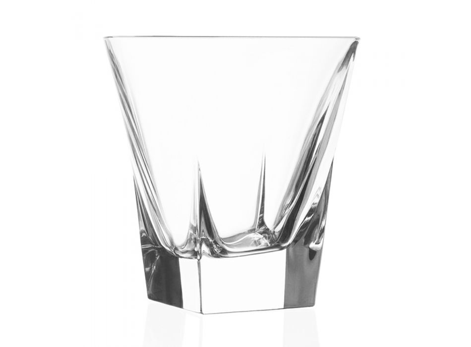 Tumbler Low Drink Glasses i Eco Colored Crystal 12 stk. - Amalgam Viadurini