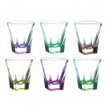 Tumbler Low Drink Glasses i Eco Colored Crystal 12 stk. - Amalgam