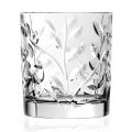 Low Tumbler -briller i Eco Crystal Leaf Decoration 12 stk. - Magnolio