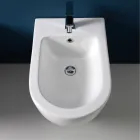 Aralia cyklonisk keramisk bidet med et enkelt hul og et moderne design Viadurini