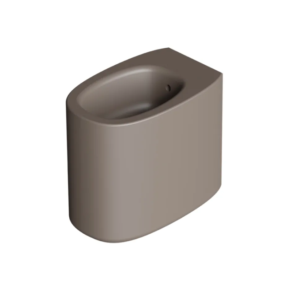 Gulvmonteret keramisk bidet i forskellige farver, lavet i Italien - Pige Viadurini