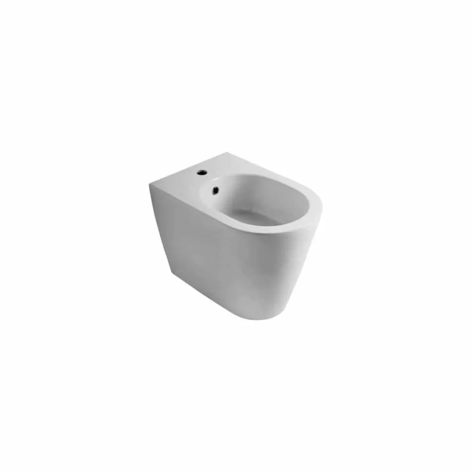 Keramisk bidet Sun 57x37cm moderne design, fremstillet i Italien Viadurini
