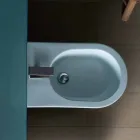 Keramisk bidet Sun 57x37cm moderne design, fremstillet i Italien Viadurini