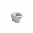 Bidet moderne design i hvid keramik 54x35 cm Star, fremstillet i Italien Viadurini