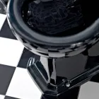 Vintage hvid eller sort keramisk gulvbidet lavet i Italien - Marwa Viadurini