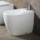 Aster gulvmonteret bidet i mat keramik i to farver og et moderne design Viadurini