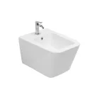 Væghængt bidet med ét hul i hvid keramik med et elegant moderne design - Giunco Viadurini