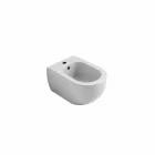 Bidet moderne affjedring hvid keramik stjerne 50x35cm Made in Italy Viadurini