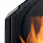 Biocamino bordplade med keramisk bioethanol og Curtis stål Viadurini