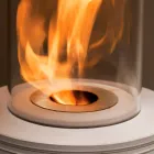 Biocamino runde support marmor Gordon, fremstillet i Italien Viadurini