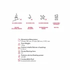 Biocamino runde support marmor Gordon, fremstillet i Italien Viadurini