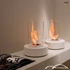 Biocamino runde support marmor Gordon, fremstillet i Italien Viadurini