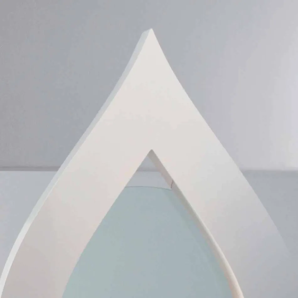 Biocamino fra bioethanol jord, flamme moderne design i form Todd Viadurini