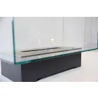 Bio-pejs i moderne design gulv i glas og stål eller Corten - Bradley Viadurini