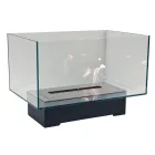 Bio-pejs i moderne design gulv i glas og stål eller Corten - Bradley Viadurini