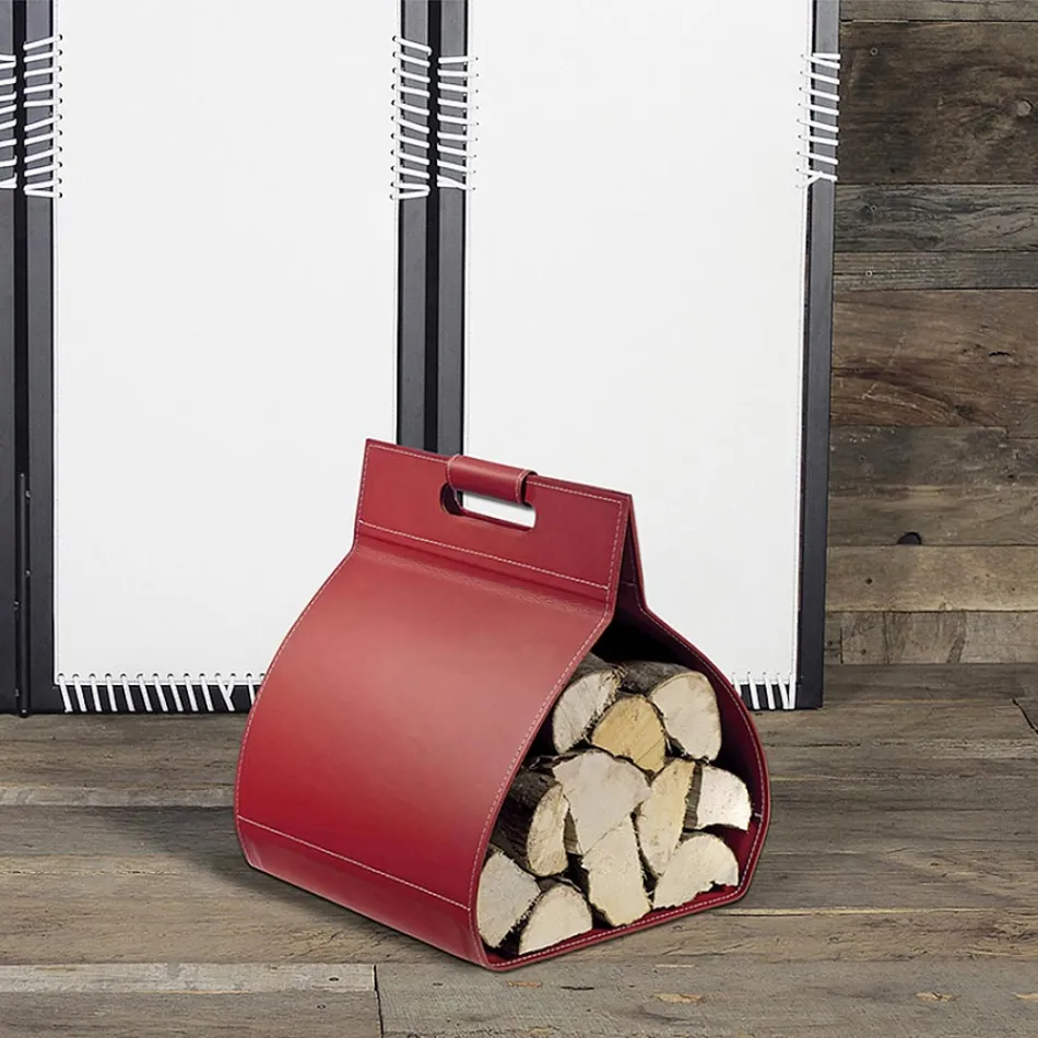 Fuldt dækket trætaske og lavet i Italien Sheet Metal Base Viadurini