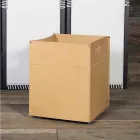 Brænde-taske i neutralt læder 100% fremstillet i Italien Viadurini