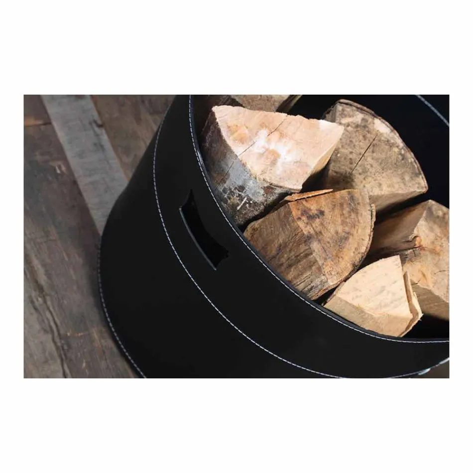 Logholder i 100% fremstillet i Italien Platonlæder Viadurini