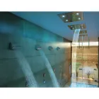 Bossini To-jet krom loftsbrusehoved med Dream-kromoterapi Viadurini