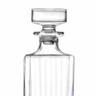 4-delt firkantet design Eco Crystal Whisky flasker - Senzatempo Viadurini