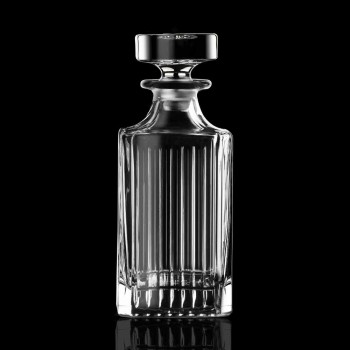 4-delt firkantet design Eco Crystal Whisky flasker - Senzatempo