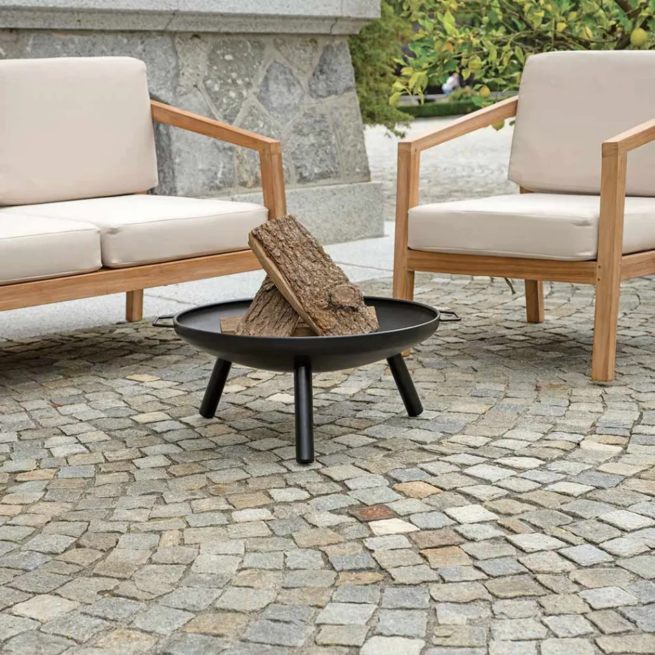 Udendørs ildsted lavet af jern i forskellige størrelser - Pluto Viadurini