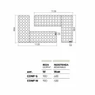 Mursten elektrisk radiator design slips fremstillet i Italien af ​​Scirocco H Viadurini