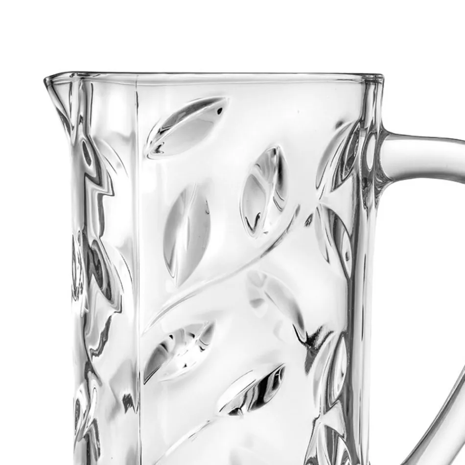 Økologisk krystalkande med bladdekoration i 2 stykker - Magnolio Viadurini