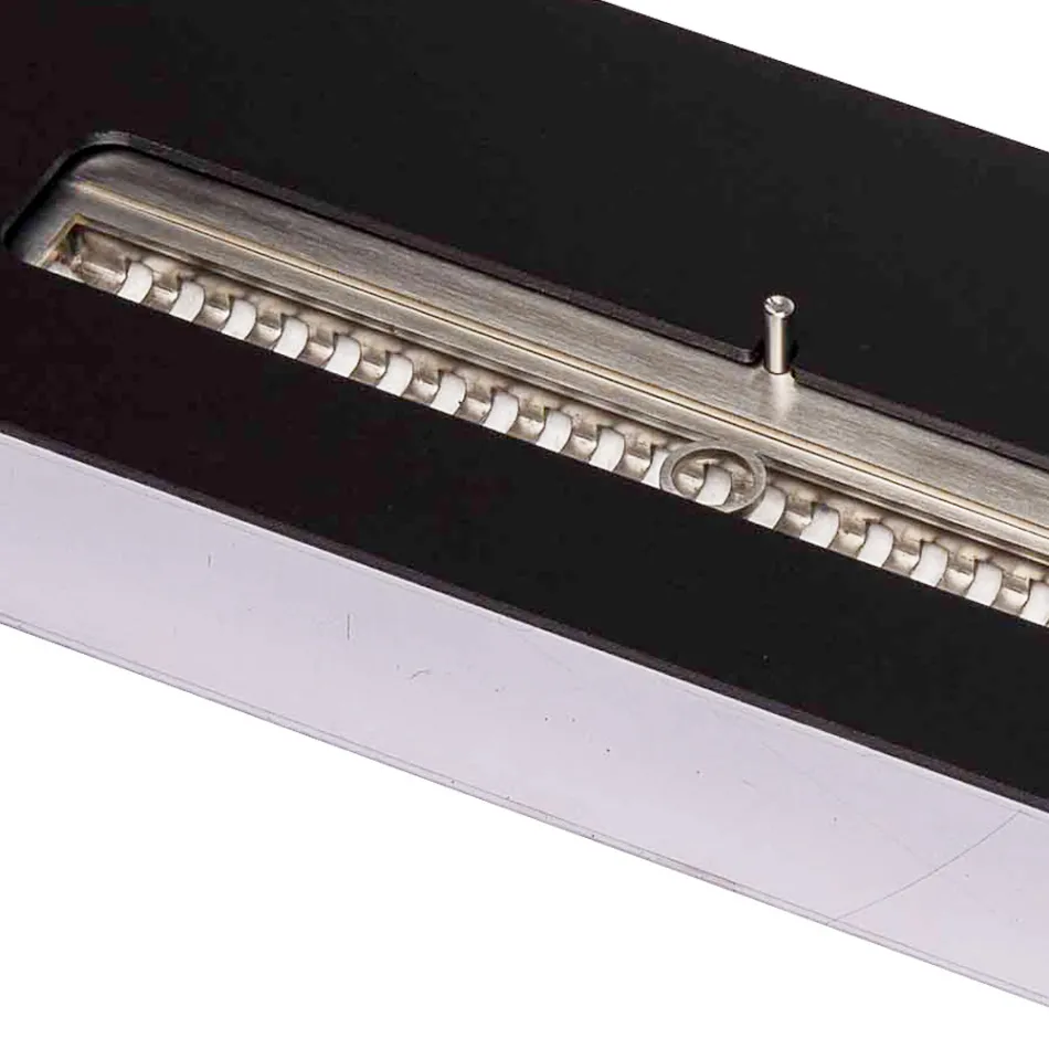 Bioethanolbrænder i Rustfrit Stål til Lineær Pejs Made i Italy - Brandon Viadurini