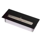 Bioethanolbrænder i Rustfrit Stål til Lineær Pejs Made i Italy - Brandon Viadurini